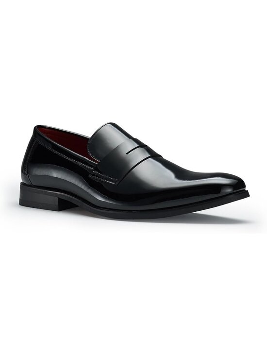 Men\'s Classic Black Synthetic Classic Penny Loafers & Slip-On Dress Shoes main image 5